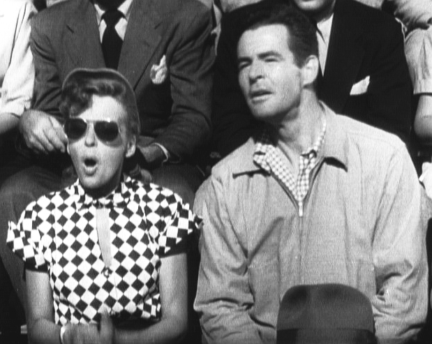 Ida Lupino and Robert Ryan in Hard, Fast and Beautiful! (1951)