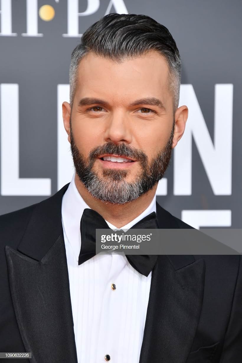 AJ Gibson on the 2019 Golden Globes red carpet