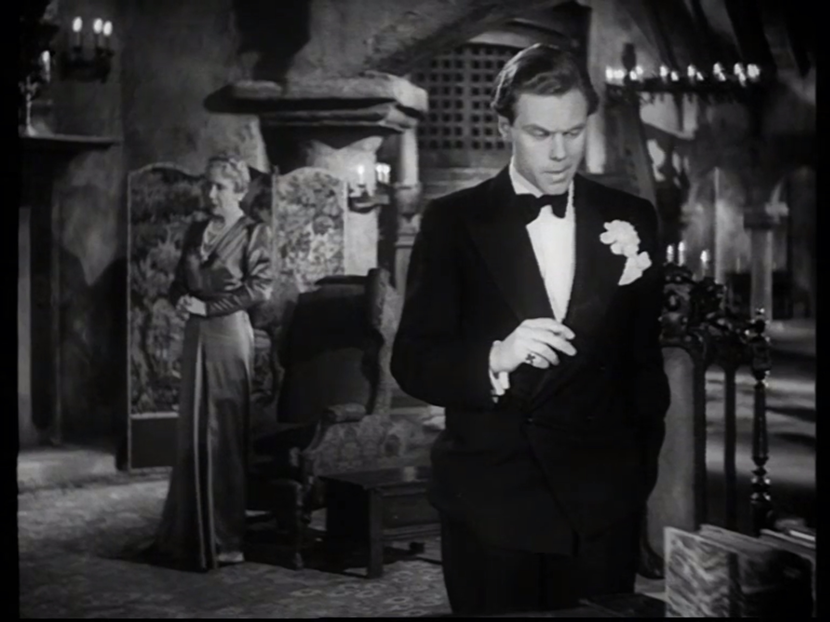 Marius Goring and Helen Haye in The Frightened Lady (1940)