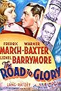 Lionel Barrymore, Warner Baxter, June Lang, and Fredric March in The Road to Glory (1936)