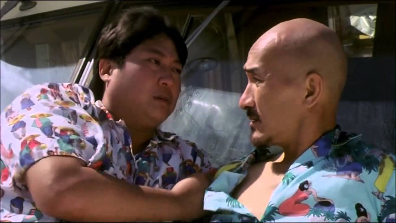 Sammo Kam-Bo Hung and Karl Maka in Skinny Tiger and Fatty Dragon (1990)