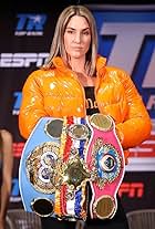 Mikaela Mayer at an event for Top Rank Boxing on ESPN (2017)