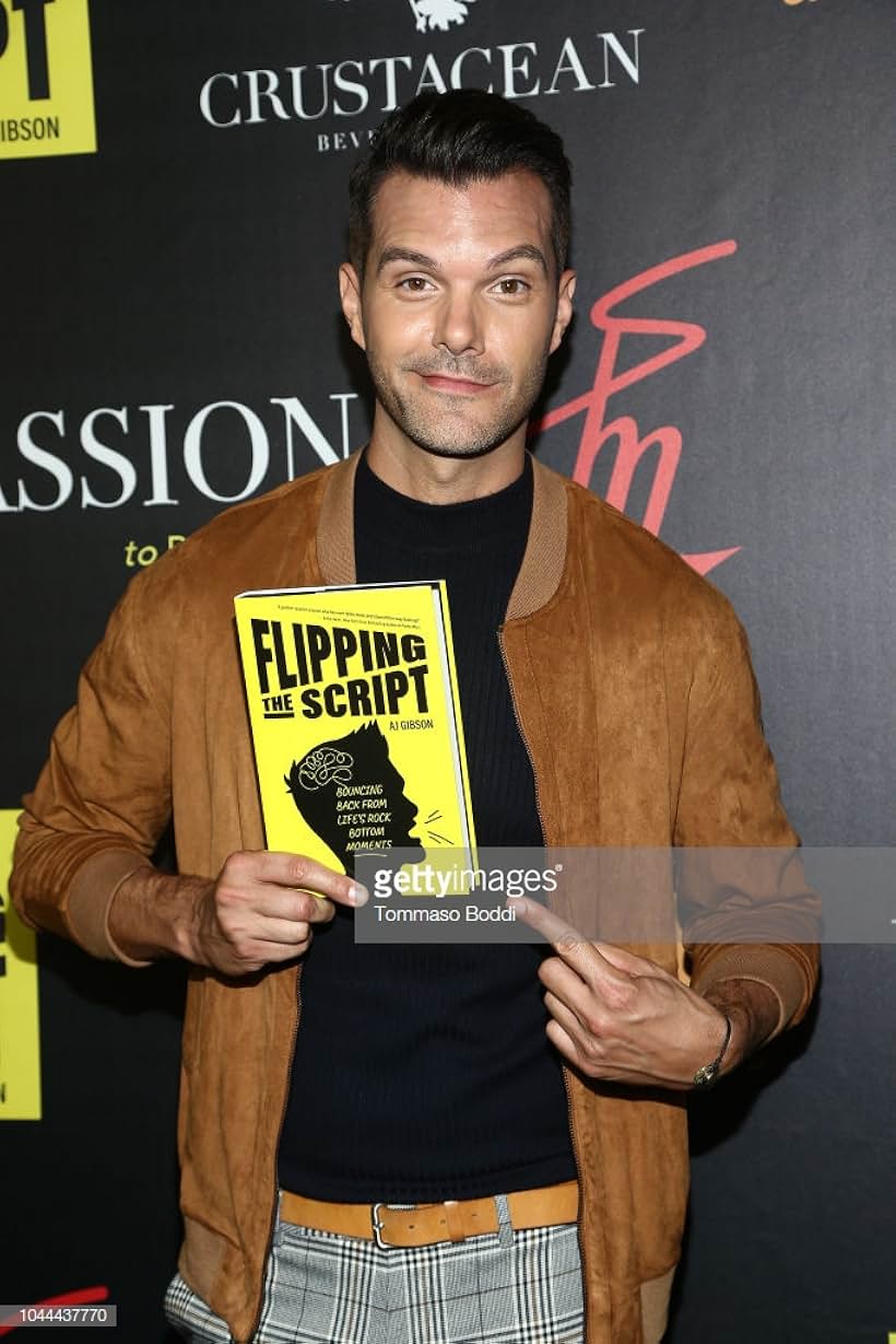 AJ Gibson at the launch for his book Flipping the Script