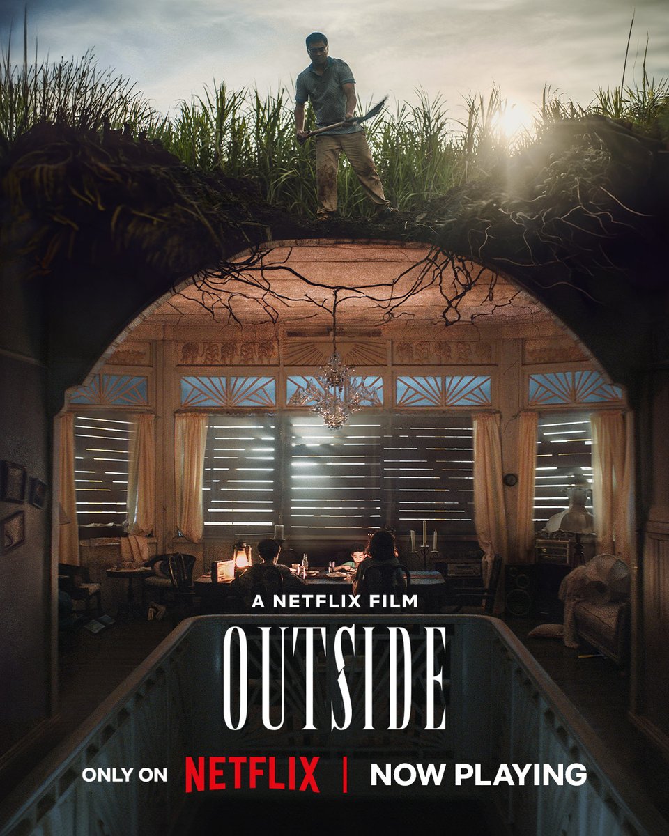 Sid Lucero, Beauty Gonzalez, and Marco Masa in Outside (2024)