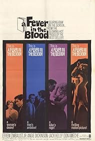 Angie Dickinson, Ray Danton, Jack Kelly, and Efrem Zimbalist Jr. in A Fever in the Blood (1961)