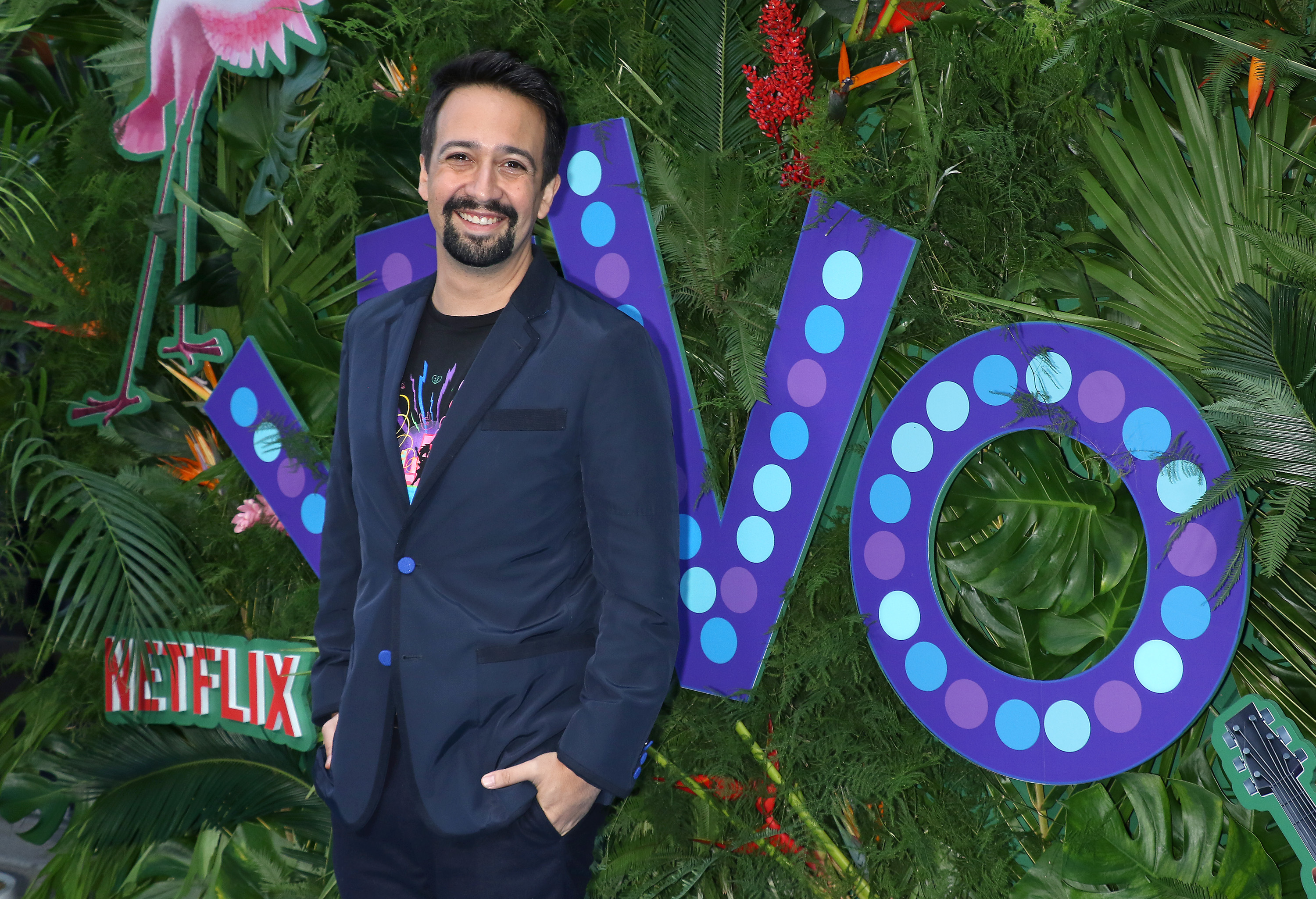 Lin-Manuel Miranda at an event for Vivo (2021)