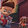 Will Brisbin, Lilly Noelle Bartlam, Keegan Hedley, Callum Shoniker, Kingsley Marshall, and Shayle Simons in PAW Patrol: The Movie (2021)