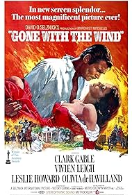 Clark Gable and Vivien Leigh in Gone with the Wind (1939)