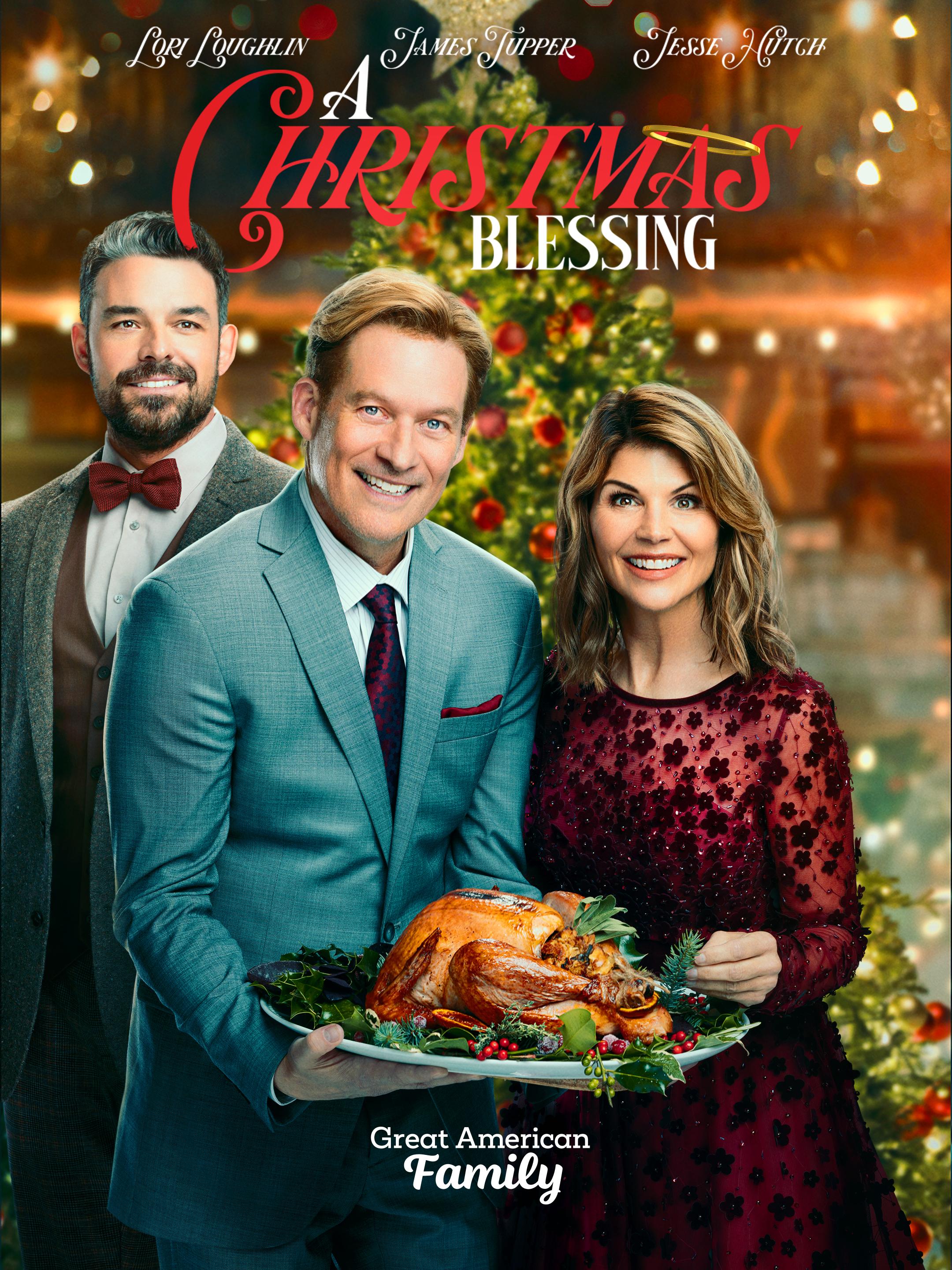 Lori Loughlin, James Tupper, and Jesse Hutch in Blessings of Christmas (2023)