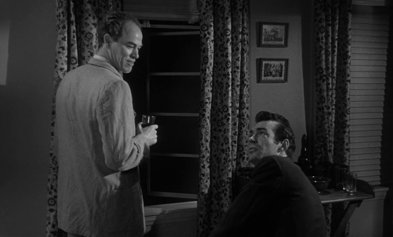 Jack Elam and Jack Lambert in Kiss Me Deadly (1955)