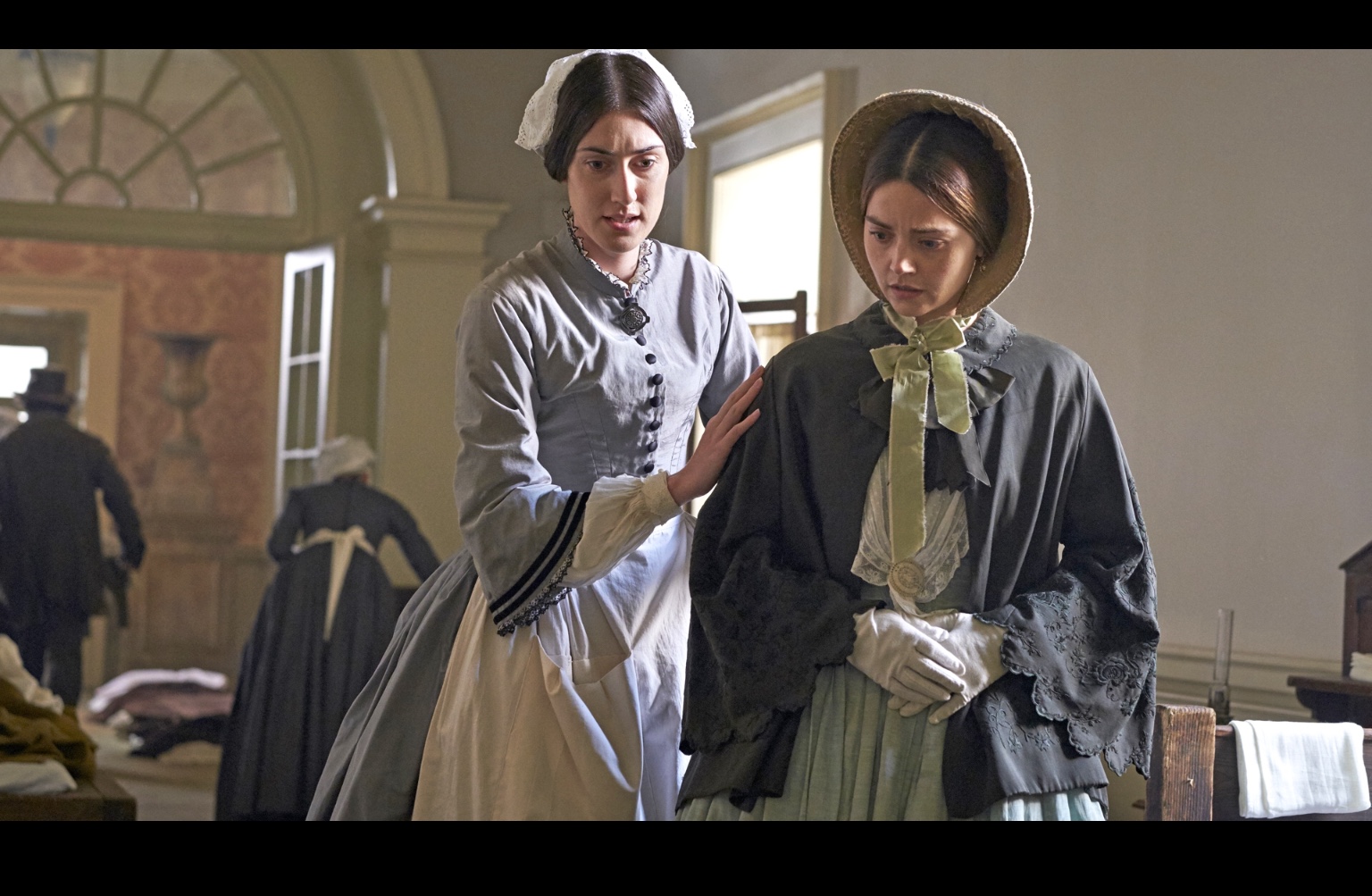 Still of Jenna Coleman and Laura Morgan (XVI) in Victoria