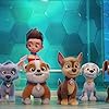 Will Brisbin, Lilly Noelle Bartlam, Iain Armitage, Keegan Hedley, Callum Shoniker, Kingsley Marshall, and Shayle Simons in PAW Patrol: The Movie (2021)