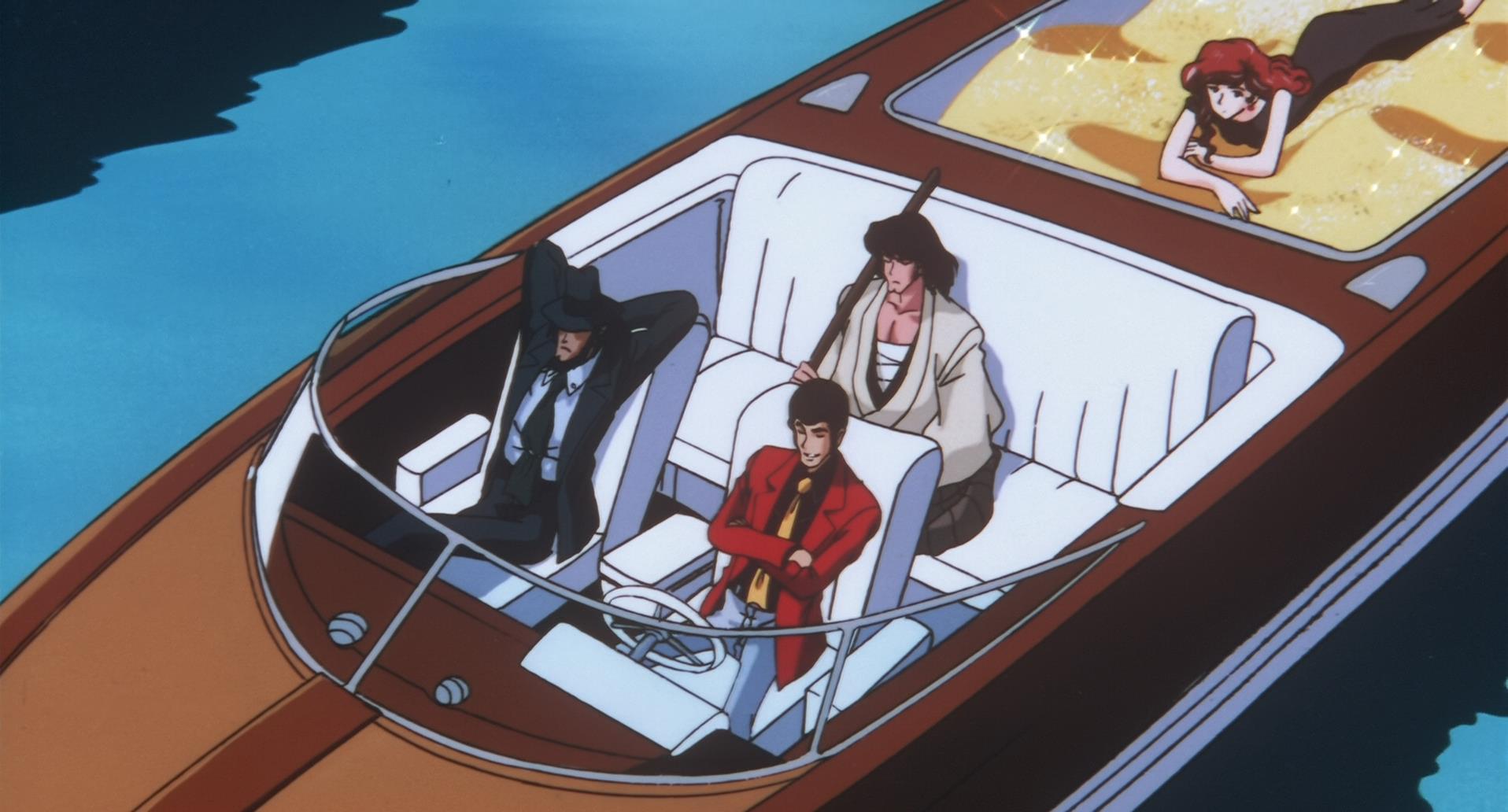 Makio Inoue, Kiyoshi Kobayashi, Kan'ichi Kurita, and Eiko Masuyama in Lupin III: Dead or Alive (1996)