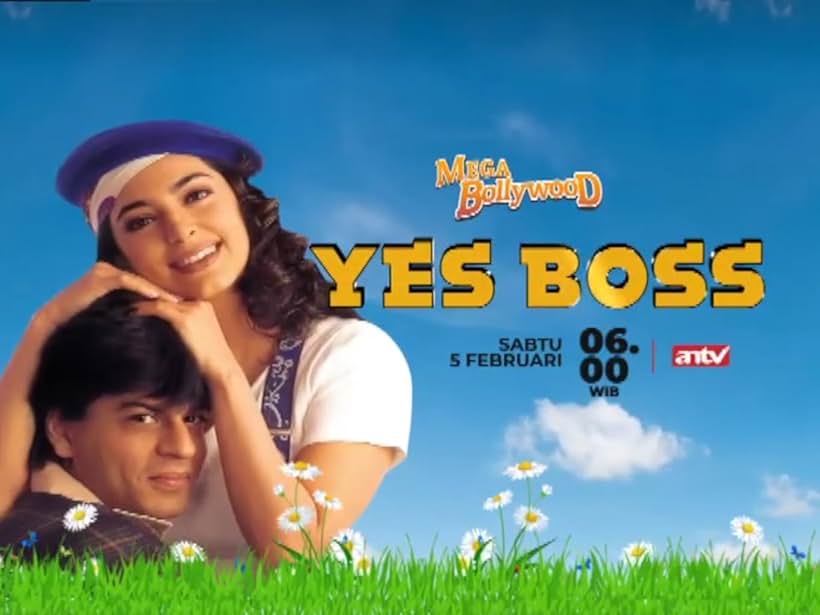 Juhi Chawla and Shah Rukh Khan in Yes Boss (1997)