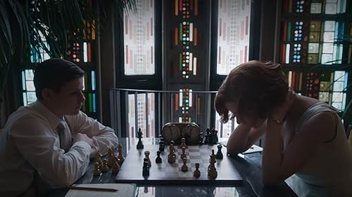 Anya Taylor-Joy and Louis Ashbourne Serkis in The Queen's Gambit (2020)