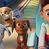 Will Brisbin, Lilly Noelle Bartlam, Keegan Hedley, Callum Shoniker, Kingsley Marshall, and Shayle Simons in PAW Patrol: The Movie (2021)