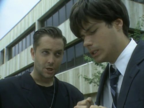 Michael Ian Black and Thomas Lennon in The State (1993)