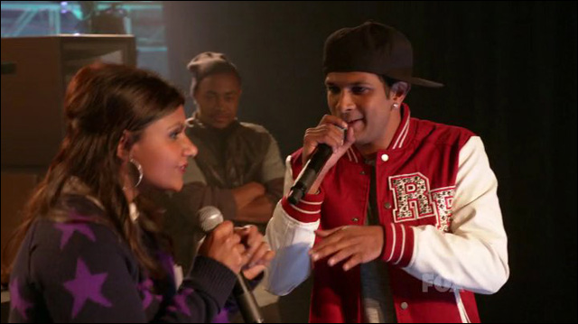 Mindy Kaling and Utkarsh Ambudkar in The Mindy Project (2012)