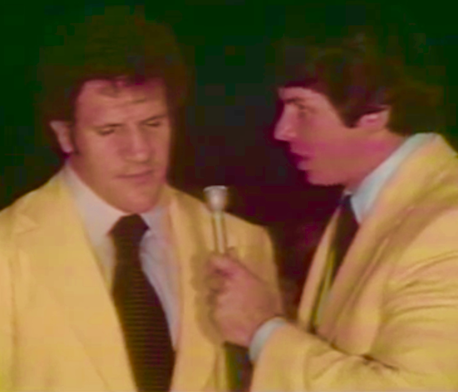 Vince McMahon and Bruno Sammartino in WWF Championship Wrestling (1972)