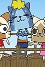 Tomokazu Seki, Reiko Takagi, Mikako Takahashi, Mamiko Noto, and Yû Kobayashi in Monster Hunter Diary: Felyne Village (2010)