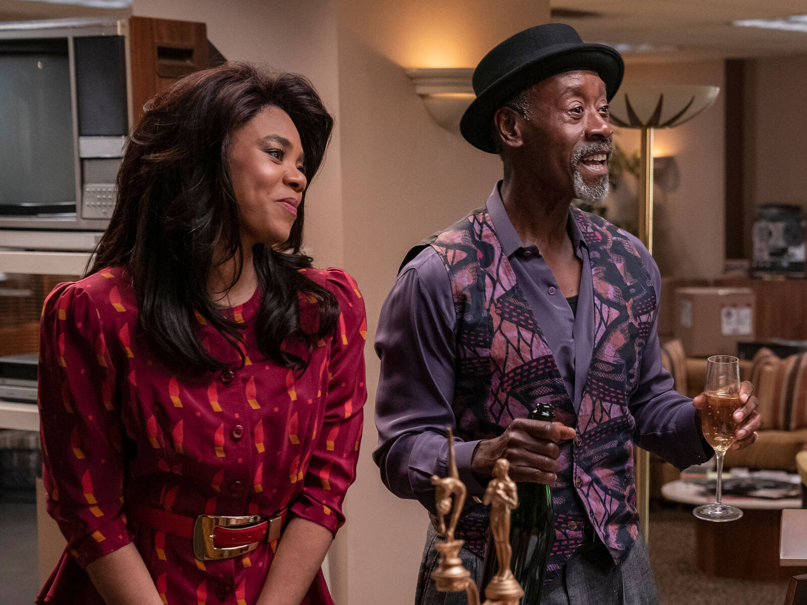 Don Cheadle and Regina Hall in Eight! (2021)