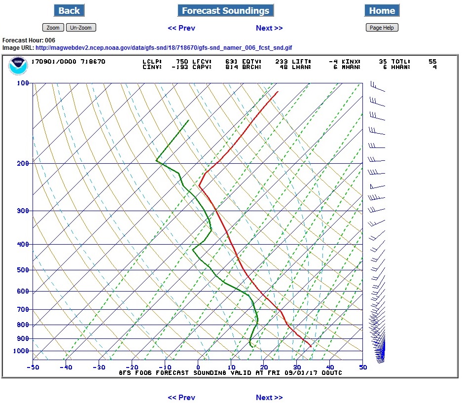 Forecast Soundings Image