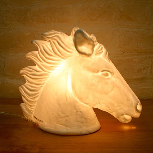 Ceramic horse head