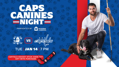 Capitals to Host Caps Canines Night Pawsented by PEDIGREE Foundation Jan. 14