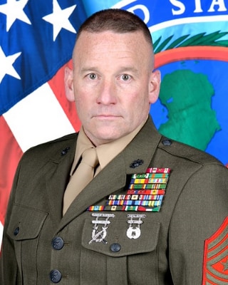 Read the latest JKO news at https://www.jcs.mil/JKO/Latest-News/. The SEJPME Spotlight series recognizes and profiles current and former students serving in the Joint Interagency, Intergovernmental, Multinational (JIIM) environment or in named joint operations and exercises. The first distinguished alumni, Sergeant Major Richard D. Thresher, USMC, Command Senior Enlisted Leader (CSEL), U.S. Africa Command, career illustrates the value of Joint education.