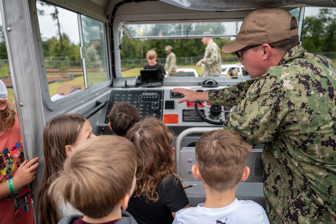 Naval Support Activity Panama City Hosts Touch-A-Truck Event