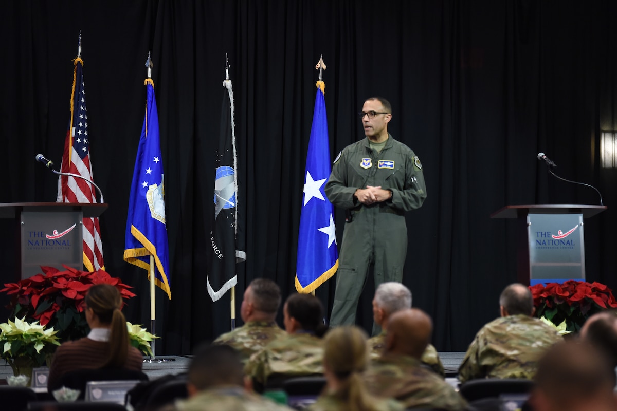 Image of an Airman speaking.