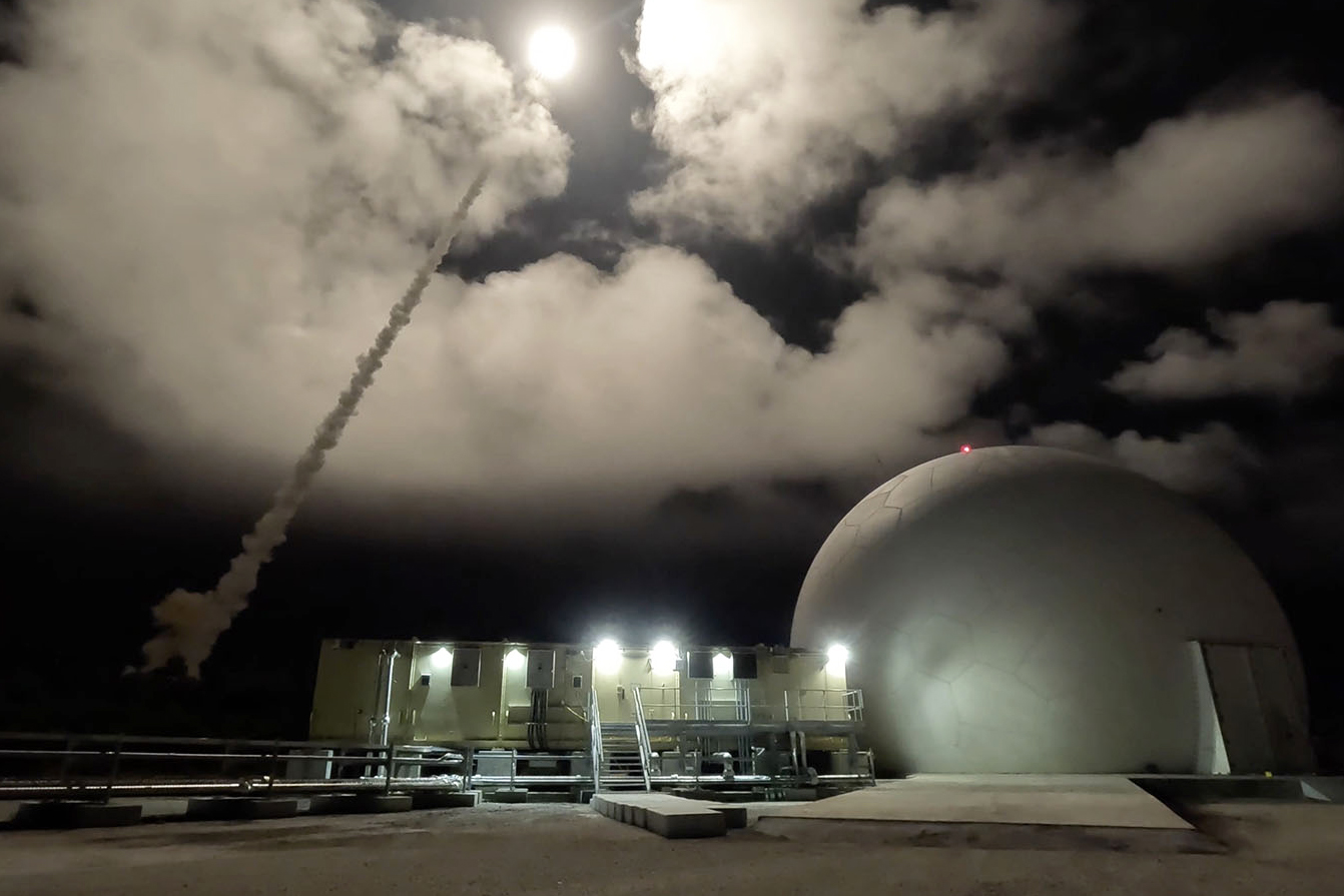 A Standard Missile-3 Block IIA launches from a vertical launching system at Andersen Air Force Base, Guam, during Flight Experiment Mission-02, Dec. 10, 2024.