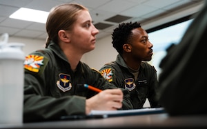 Air Force pilot in training