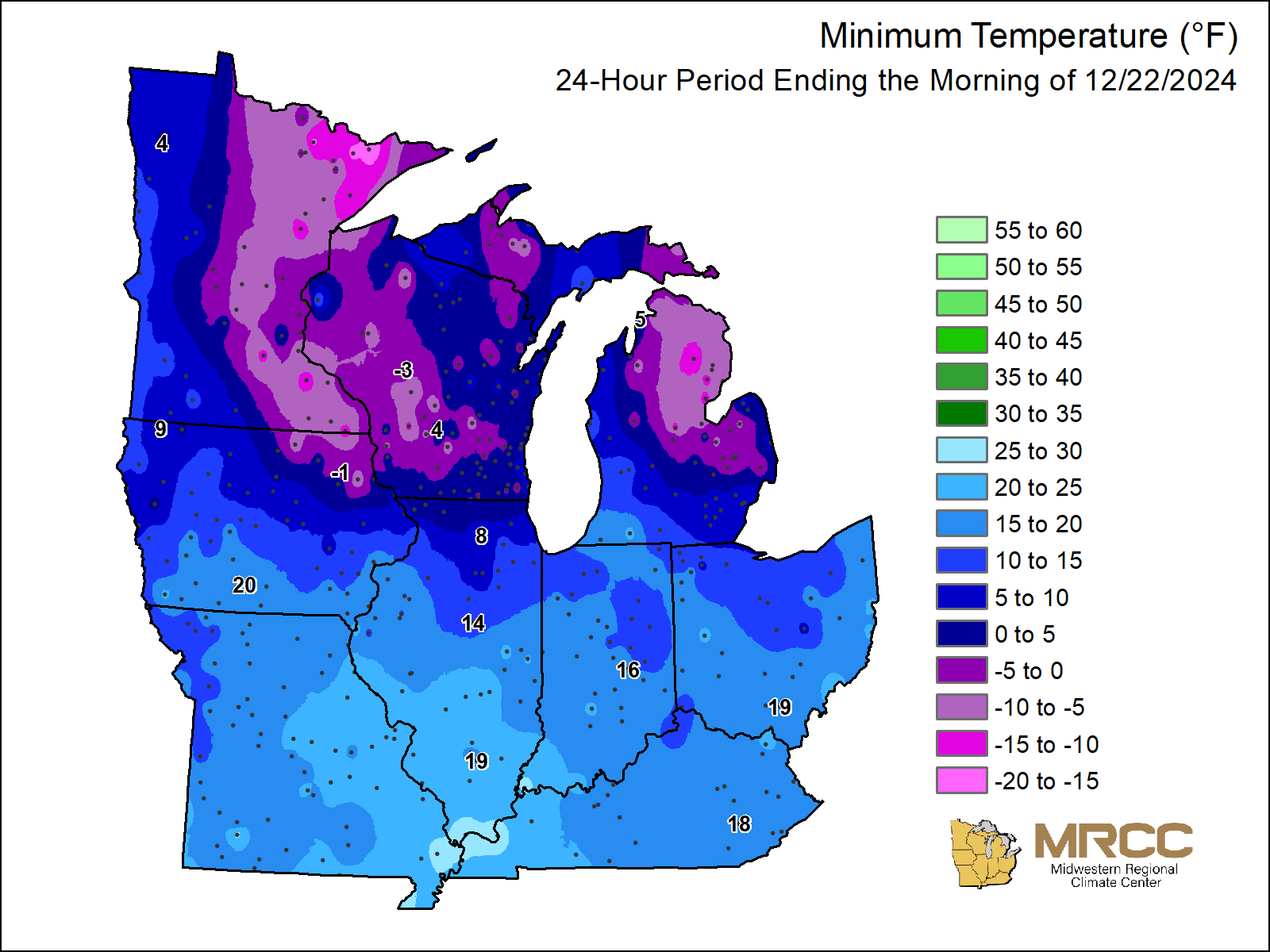 Midwest Min Temp