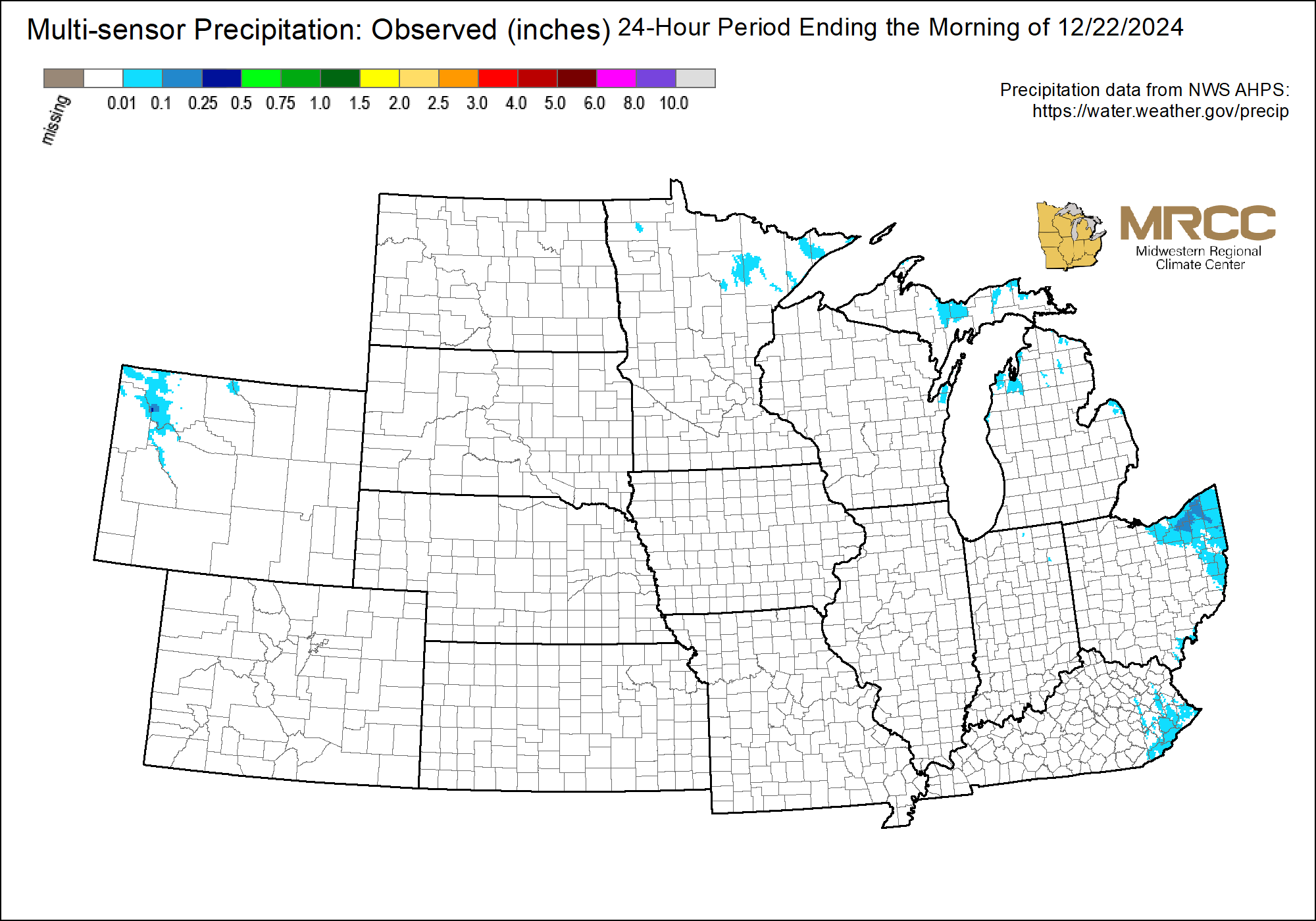 Central Region Multi-Sensor Precip