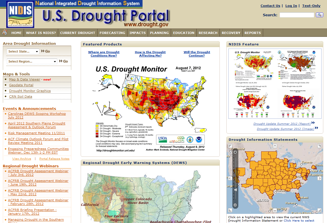 drought portal