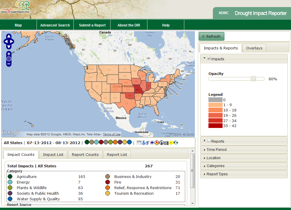 drought impact reporter