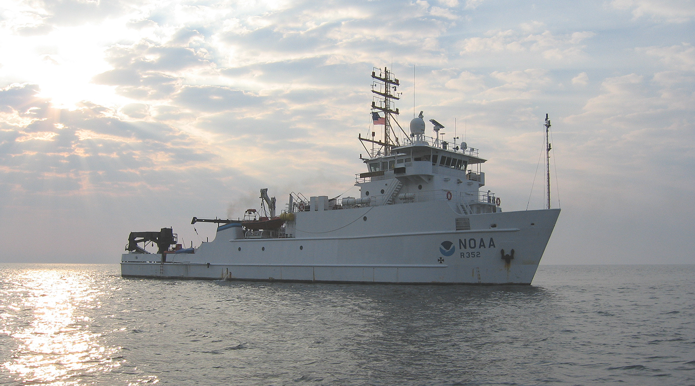 An image of NOAA Ship Nancy Foster.