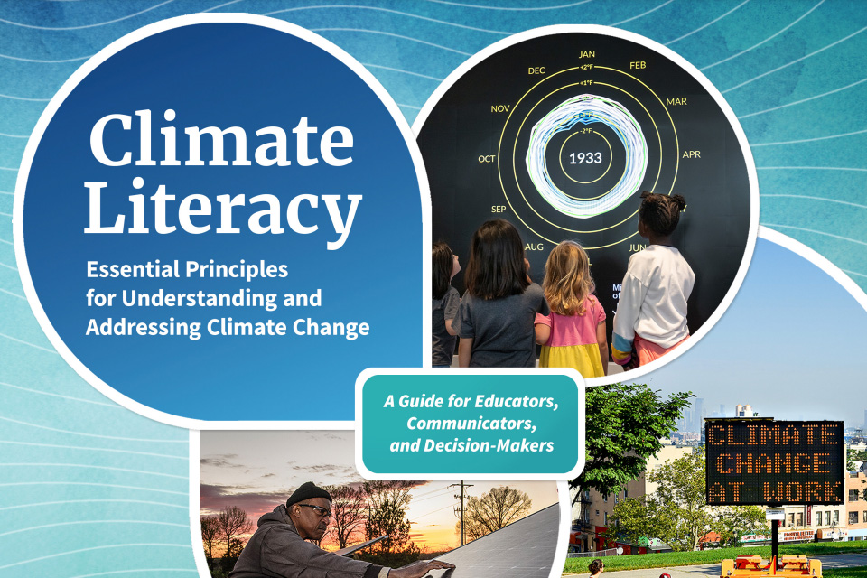 workbook cover screenshot for Climate Literacy