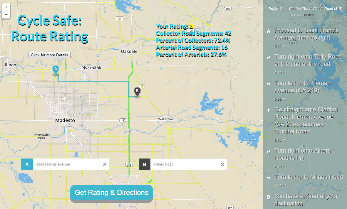 Bicycle Route Rating