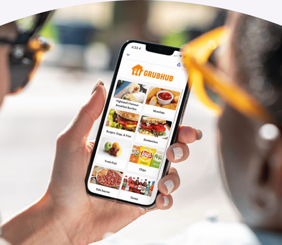 Grubhub onsite Mobile Ordering