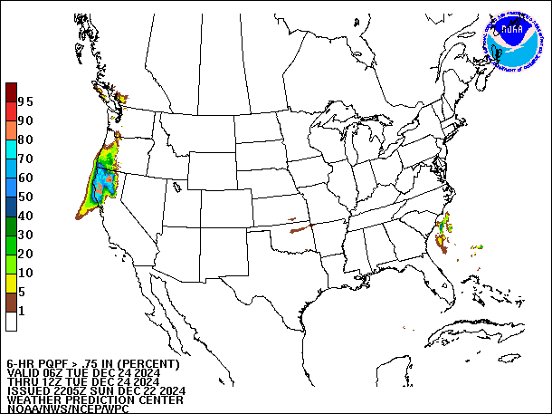 6-Hour PQPF valid 12Z December 24, 2024