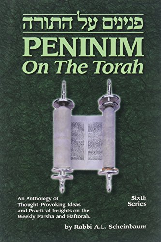 Stock image for Peninim on the Torah: An Anthology of Thought Provoking Ideas, Practical Insights, and Review Questions & Answers on The Weekly Parsha for sale by Books From California