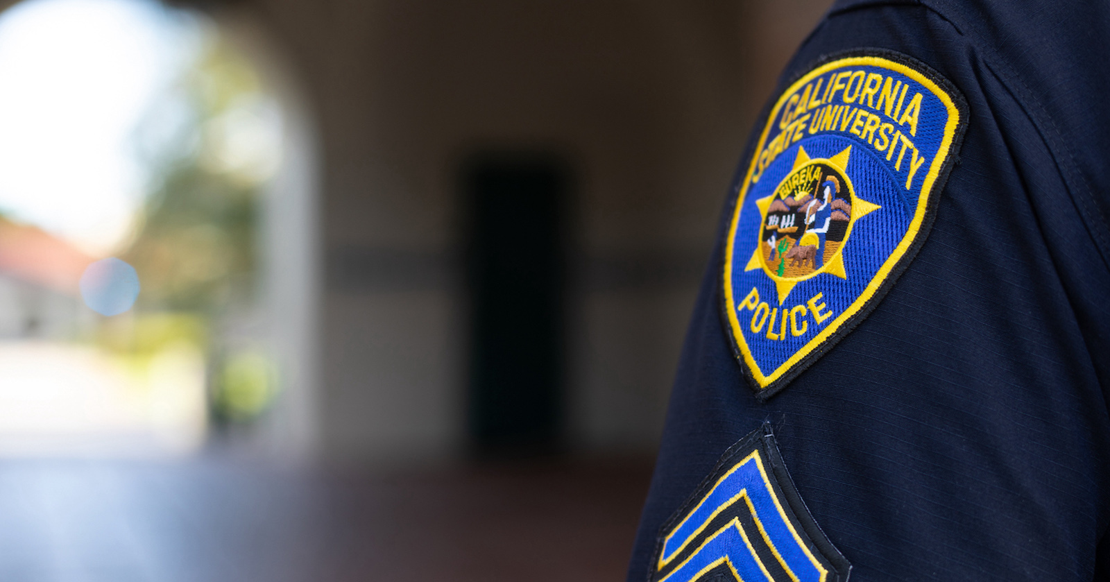 University police officer shoulder patch