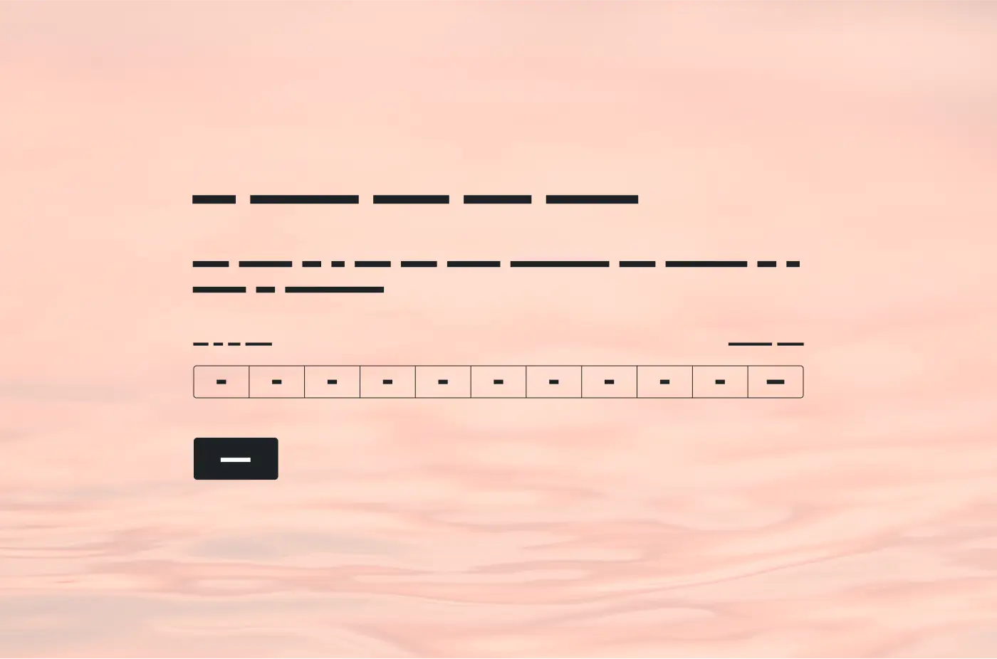 Likert scale question against light pink cloud background