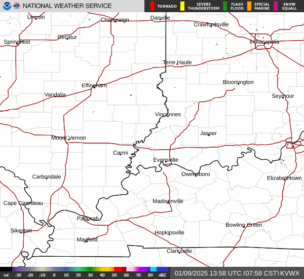 Evansville radar image