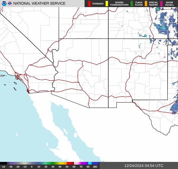 Go to the Southern Rockies sector loop