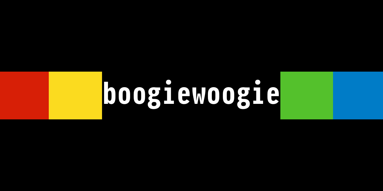 boogiewoogie