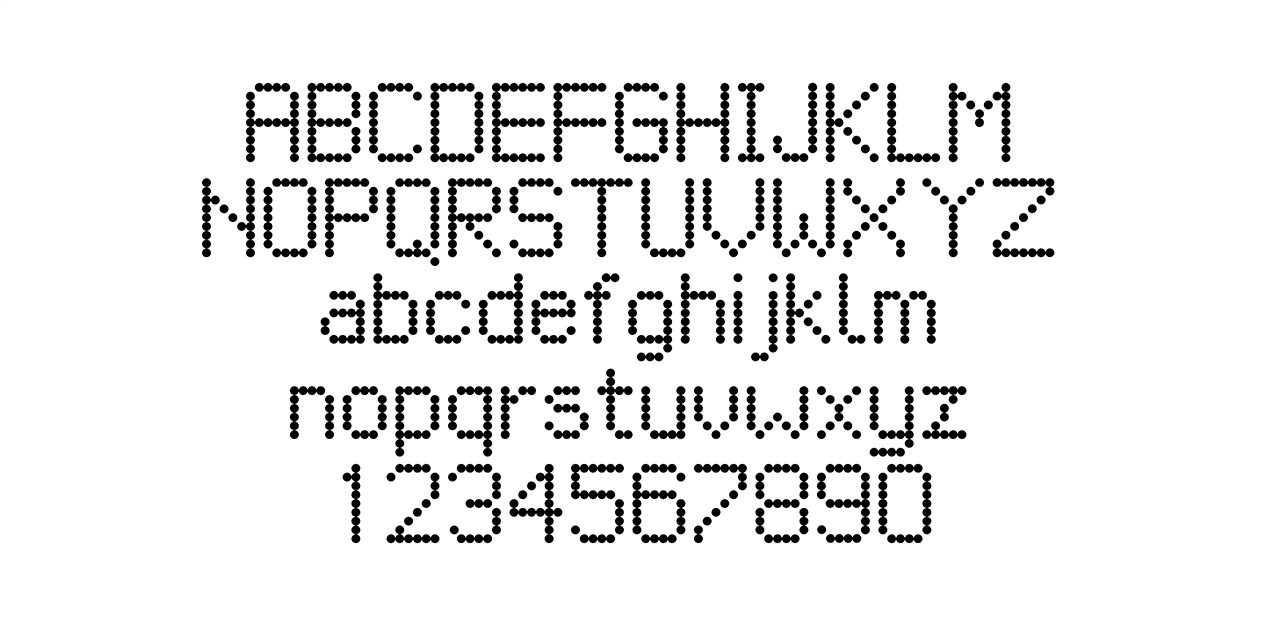 London-Underground-Dot-Matrix-Typeface