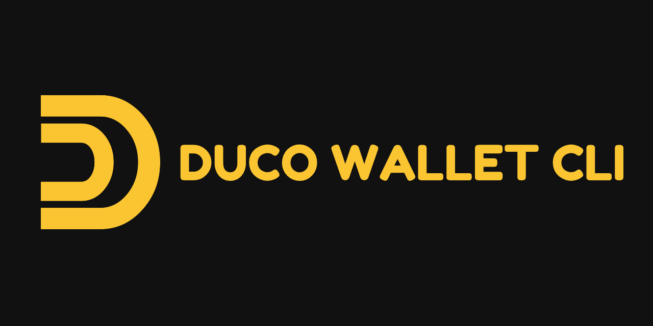 DUCO-Wallet-CLI